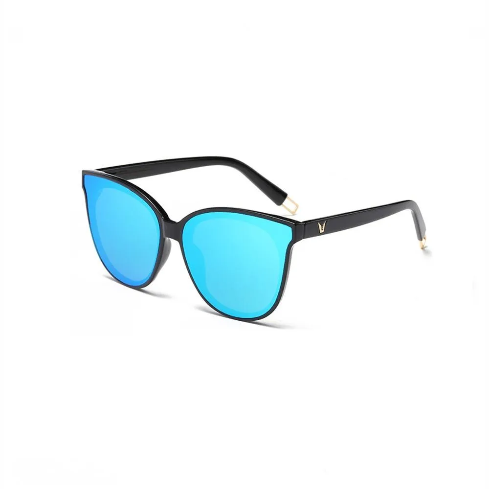 2020 New Round Sun Glasses For Women Men Branded Designer Black/Blue Eyewear Sunglasses