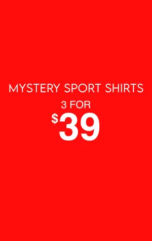 3 MYSTERY SPORT SHIRTS
