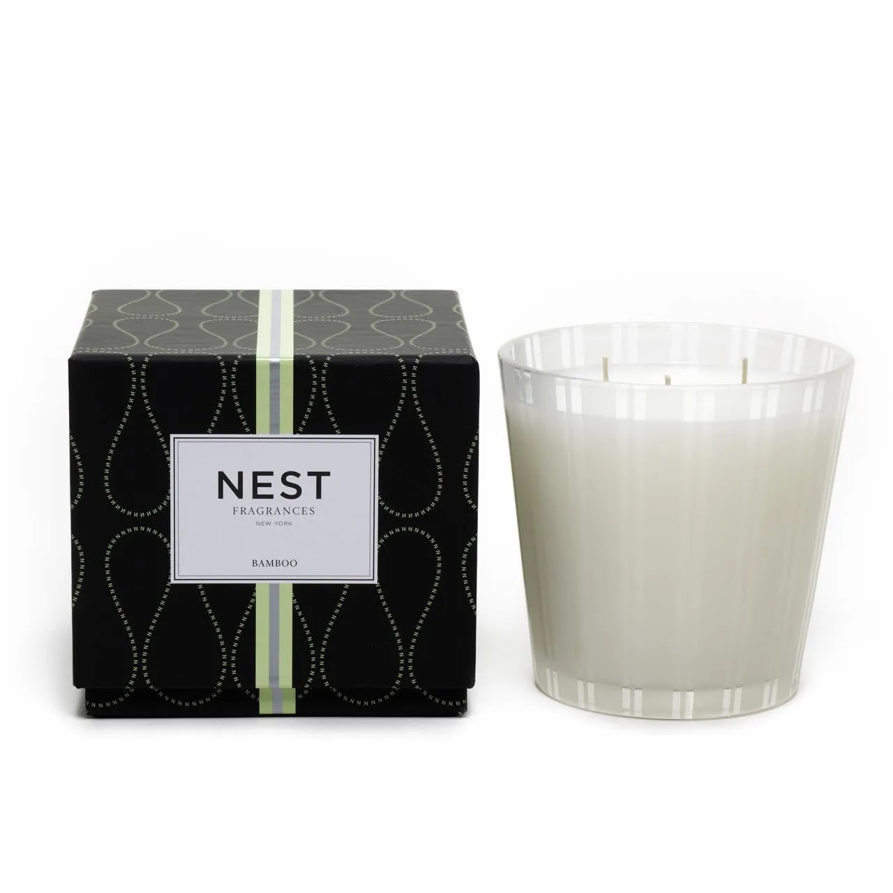 3 WICK BAMBOO CANDLE