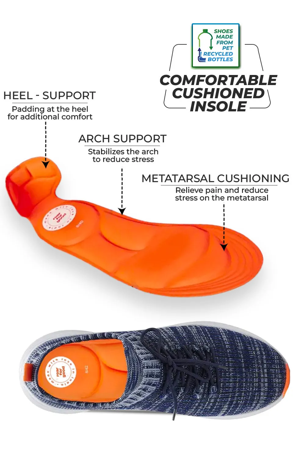 AeroFit Men's Lace up Ultra Light Shoes