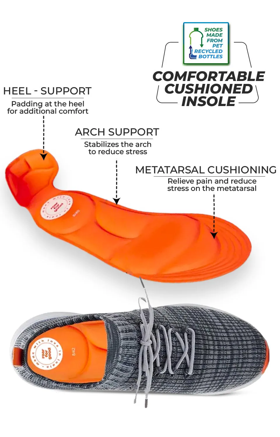 AeroFit Men's Lace up Ultra Light Shoes