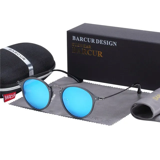 Aluminum Vintage Sunglasses for Men Round Sunglasses Men Retro Glasses Male Famle Sun glasses retro oculos masculino