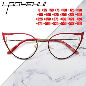 Anti Blue Light Glasses Frame Women Prescription Optical Cat Eye