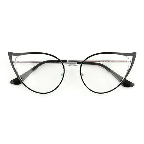 Anti Blue Light Glasses Frame Women Prescription Optical Cat Eye