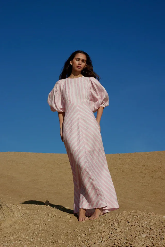 ASTON - Lucinda Dress SEASHELL STRIPE