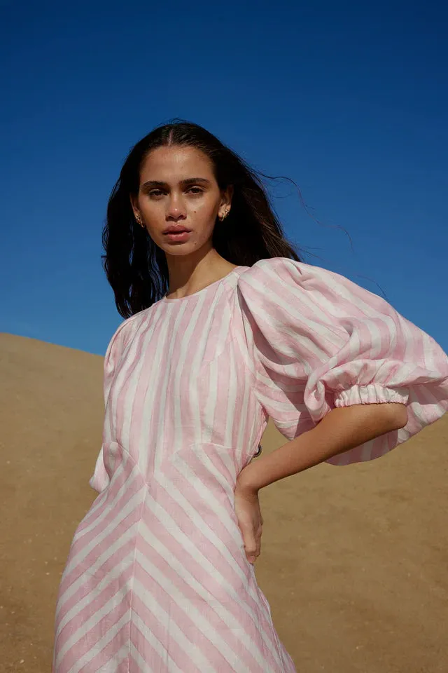 ASTON - Lucinda Dress SEASHELL STRIPE