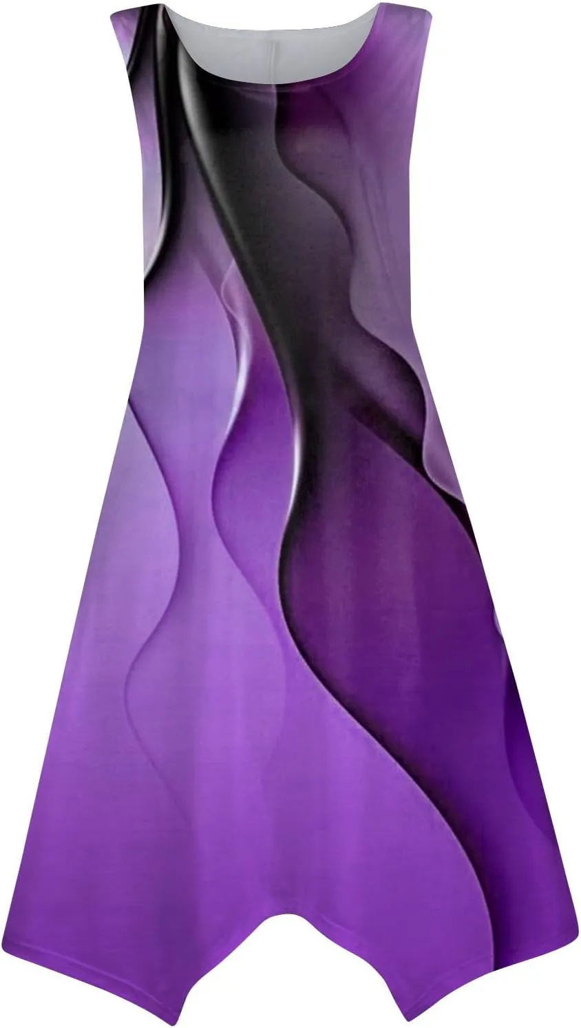 Azeralia Spring Dresses for Women 2024 Sleeveless Midi Dress Womens Sundress Women's Casual Dresses Casual Dresses for Women