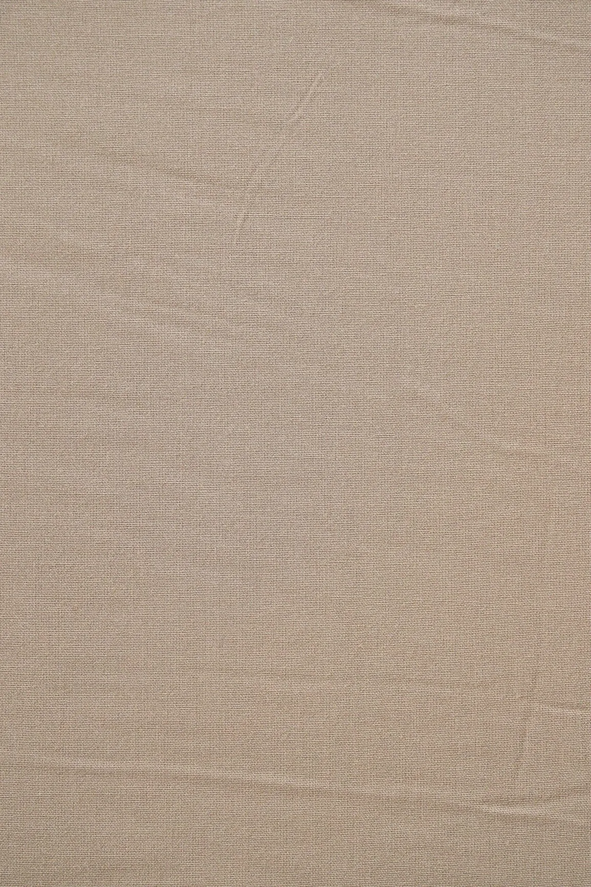 Beige Dyed Rayon Fabric