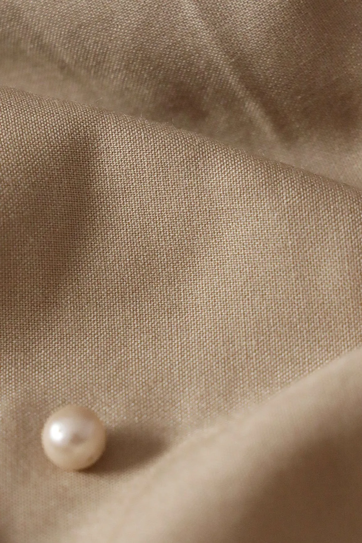 Beige Dyed Rayon Fabric