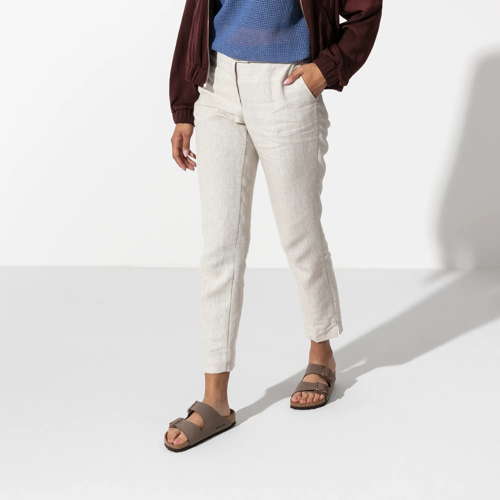 Birkenstock Arizona Birkibuc Unisex Sandals Regular Fit