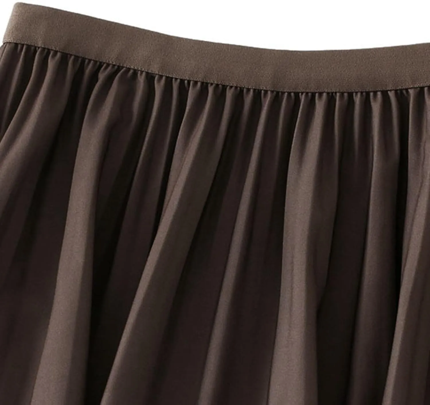 Black Skirt for Women Women's High Waisted Slim Gradient Pleated A Line Skirt Fashion Polka Dot Print Midi Skirt