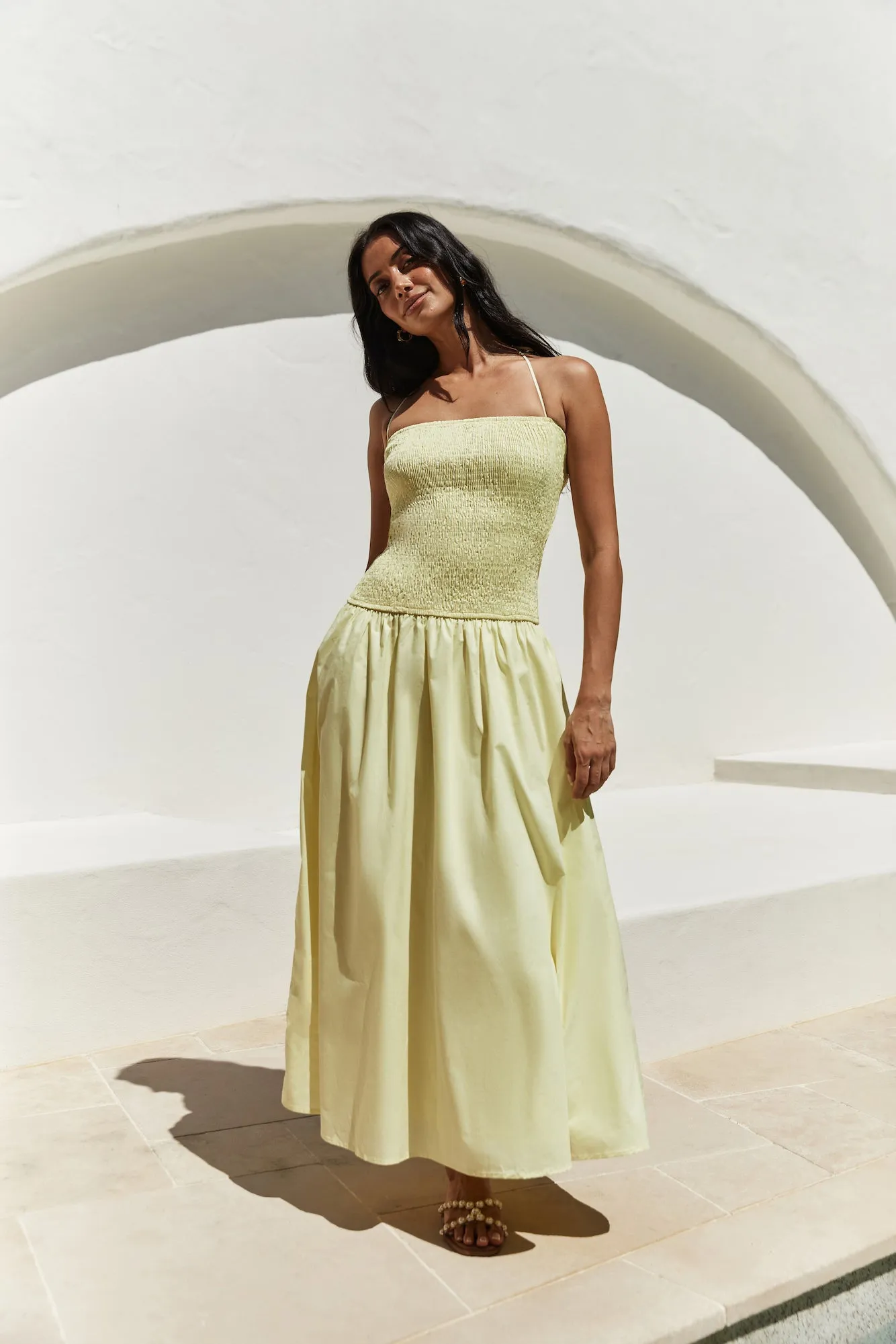 Blessed Destiny Maxi Dress Yellow