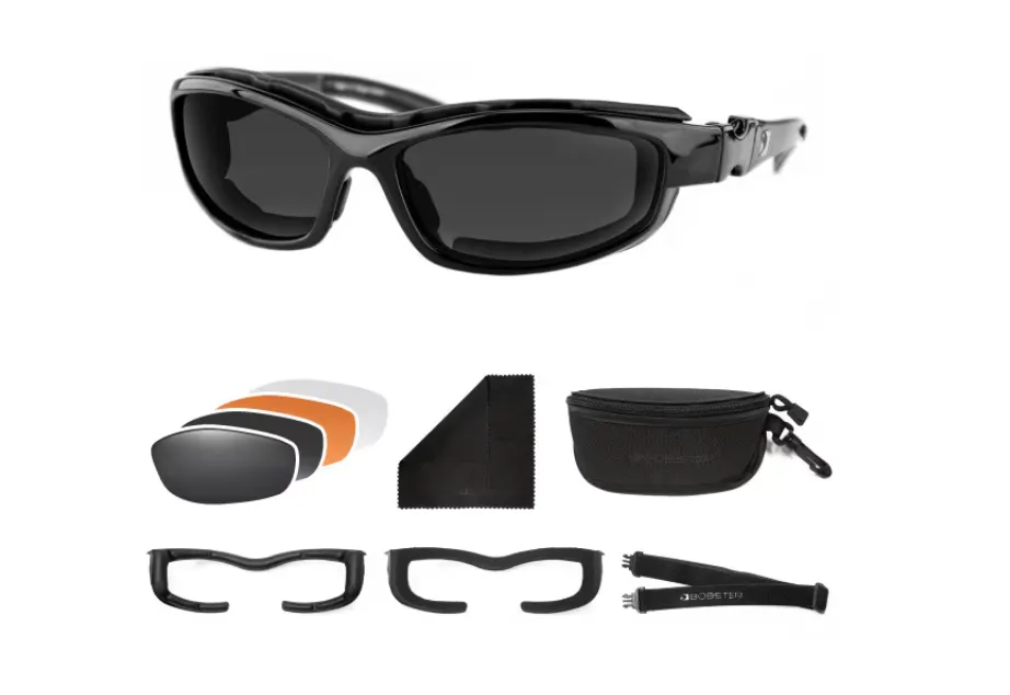 Bobster Road Hog II Convertible Riding Glasses