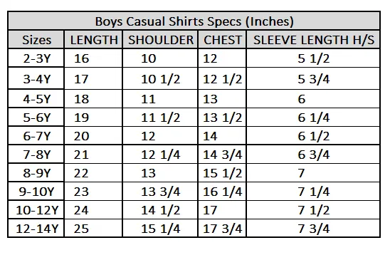 Boys Yarn Dyed Casual Shirt H/S (Surf)-Yellow Check