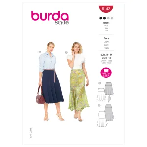 Burda Pattern 6142 Misses' Skirt
