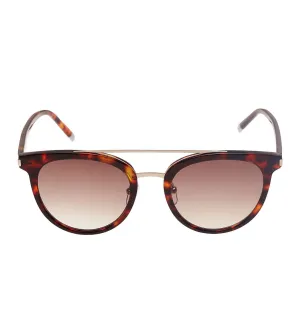 Calvin Klein Women's Green Round Sunglasses