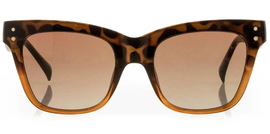 Carve Leopold Sunglasses | Gloss Tort to Tobacoo Gradient with Brown Gradient Lens