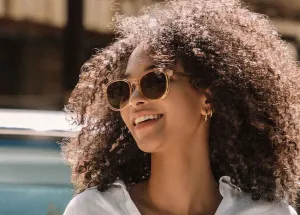 Carve Oslo Sunglasses | Gloss Crystal Caramel Frame with Gradient Brown Lens