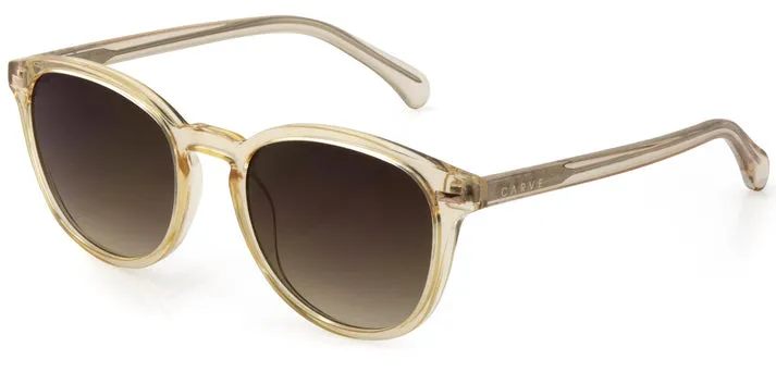 Carve Oslo Sunglasses | Gloss Crystal Caramel Frame with Gradient Brown Lens