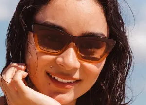 Carve Tahoe Sunglasses | Chocolate Brown to Toffee Brown Gradient with Brown Gradient Lens