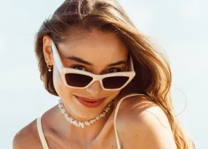 Carve Tahoe Sunglasses | Creamy Quartz with Brown Gradient Lens