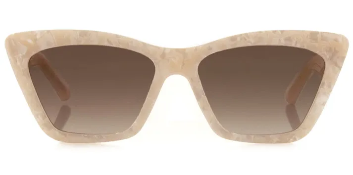 Carve Tahoe Sunglasses | Creamy Quartz with Brown Gradient Lens