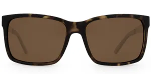 Carve The Island Polarized Sunglasses | Matt Tort with Brown Lens