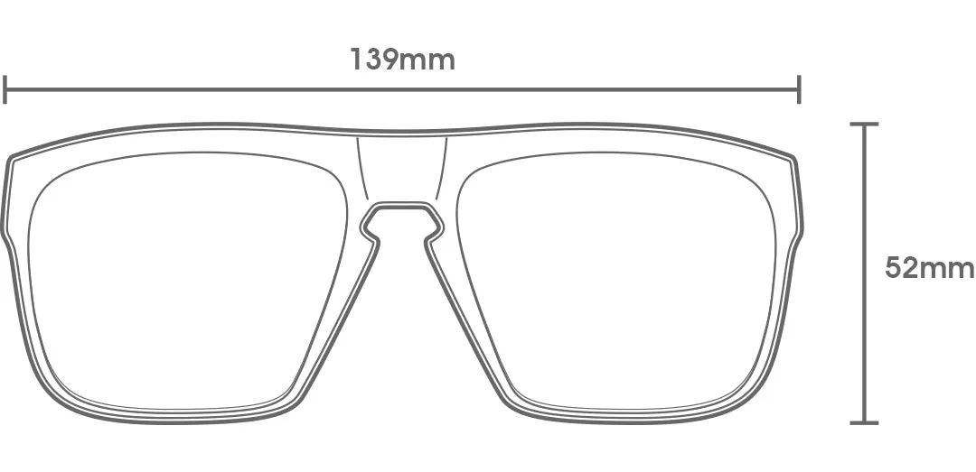 Carve Vendetta Polarized Sunglasses | Gloss Black with Grey Lens