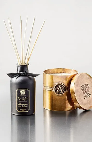 CHAMPAGNE BLACK LABEL THREE-WICK BRASS CANDLE (LIMITED EDITION)