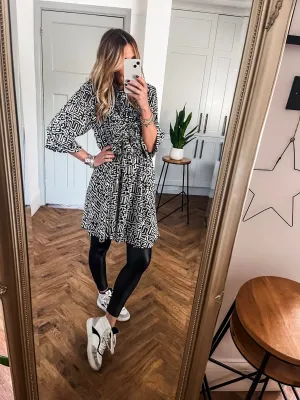 Chiffon Ruffle Dress