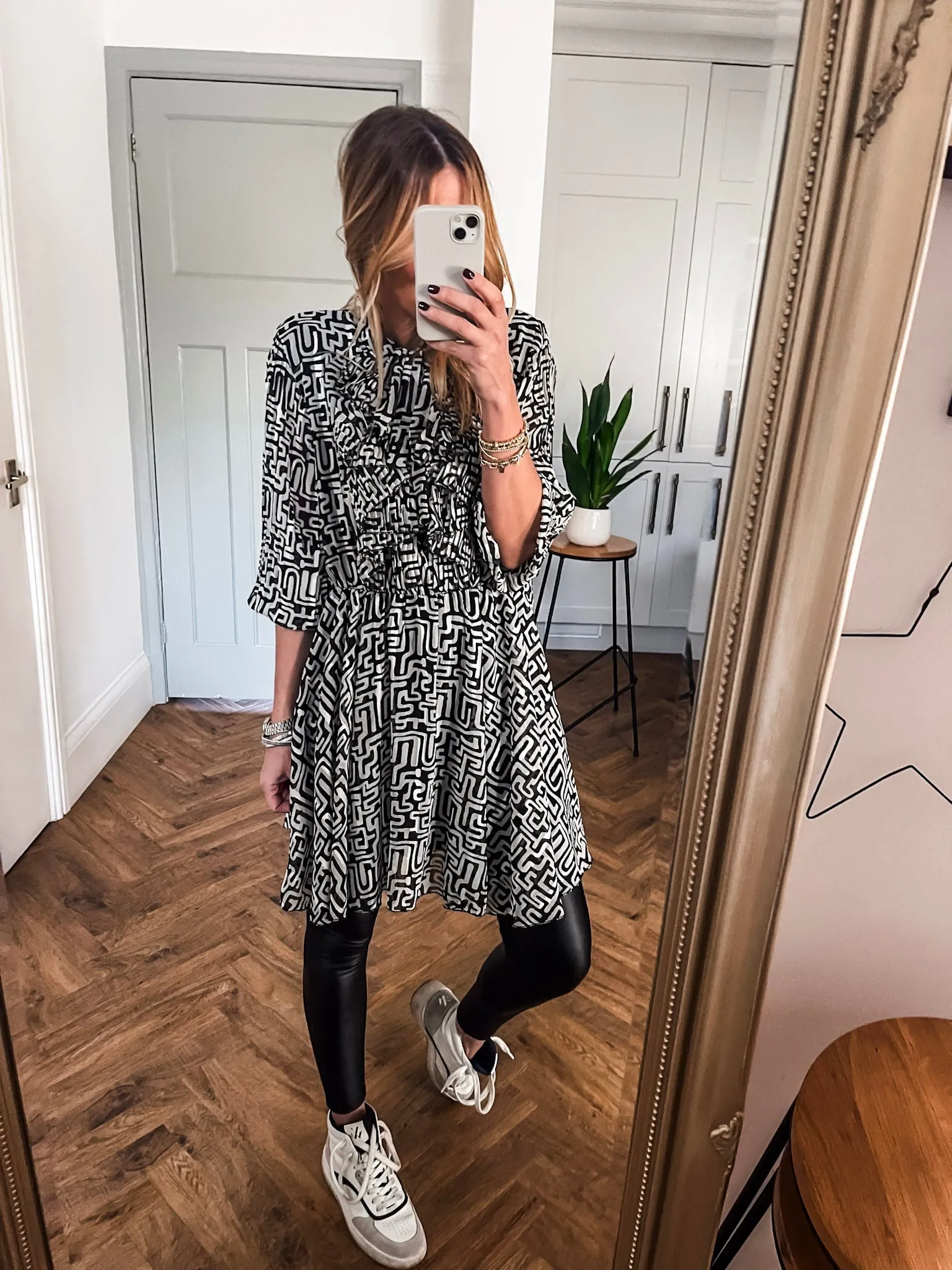 Chiffon Ruffle Dress
