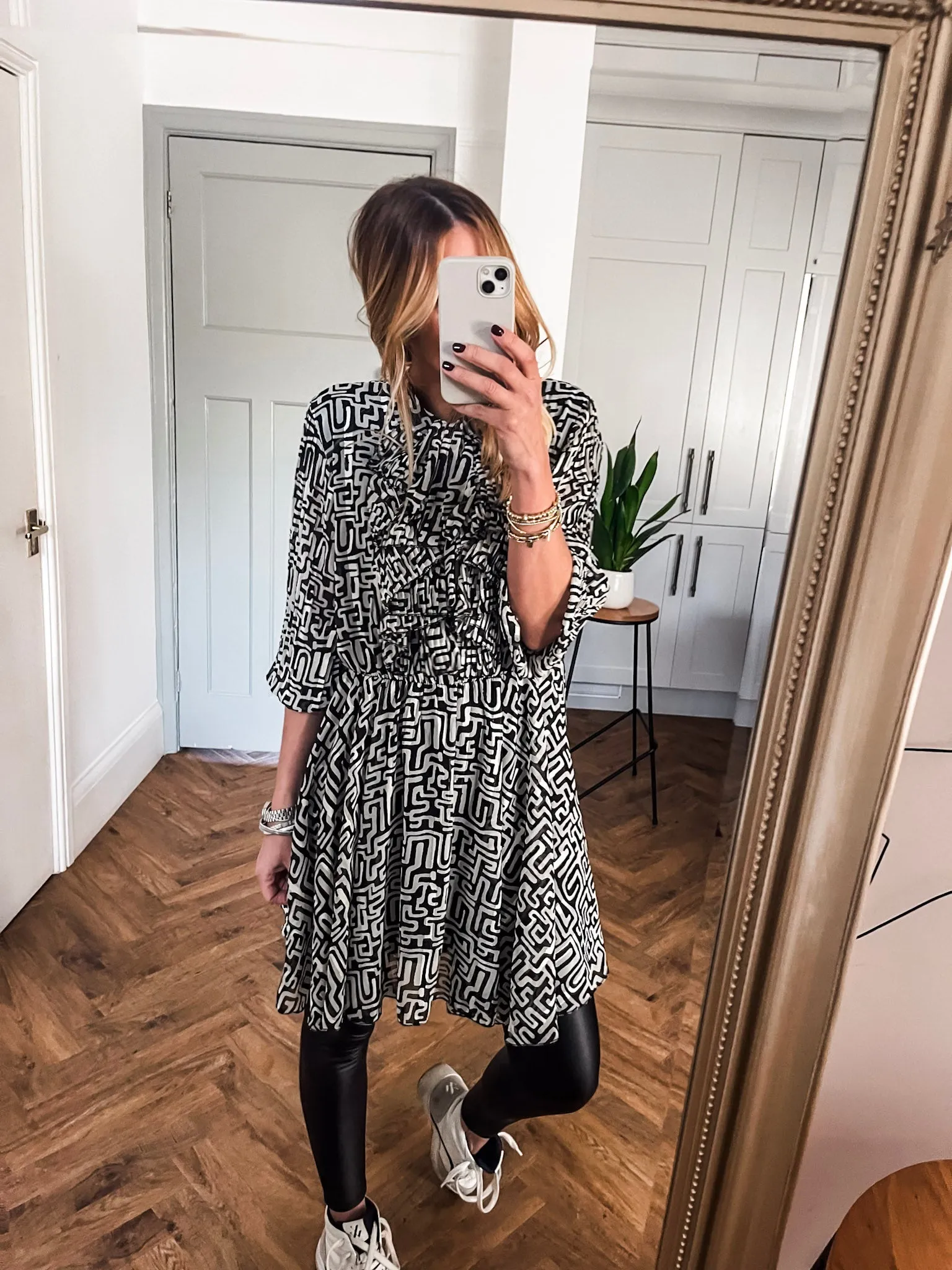 Chiffon Ruffle Dress