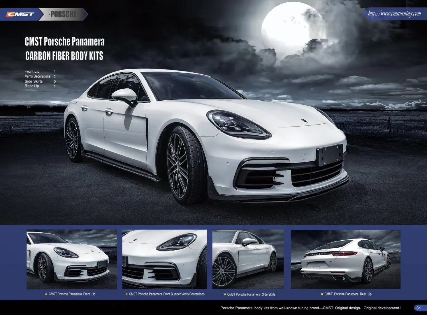 CMST Carbon Fiber Aero Kit for Porsche Panamera 971 G2 2017 