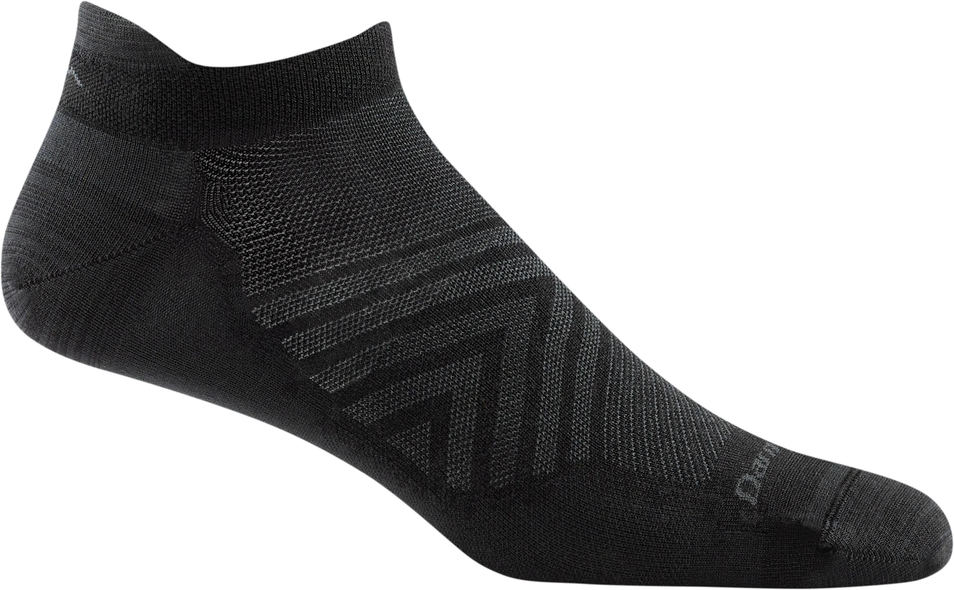 Darn Tough Men's No-Show Ultra-Light Running Sock - Black