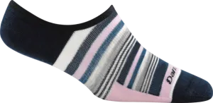 Darn Tough Women's Topless Multi Stripe No Show Hidden Light Sock