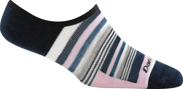 Darn Tough Women's Topless Multi Stripe No Show Hidden Light Sock