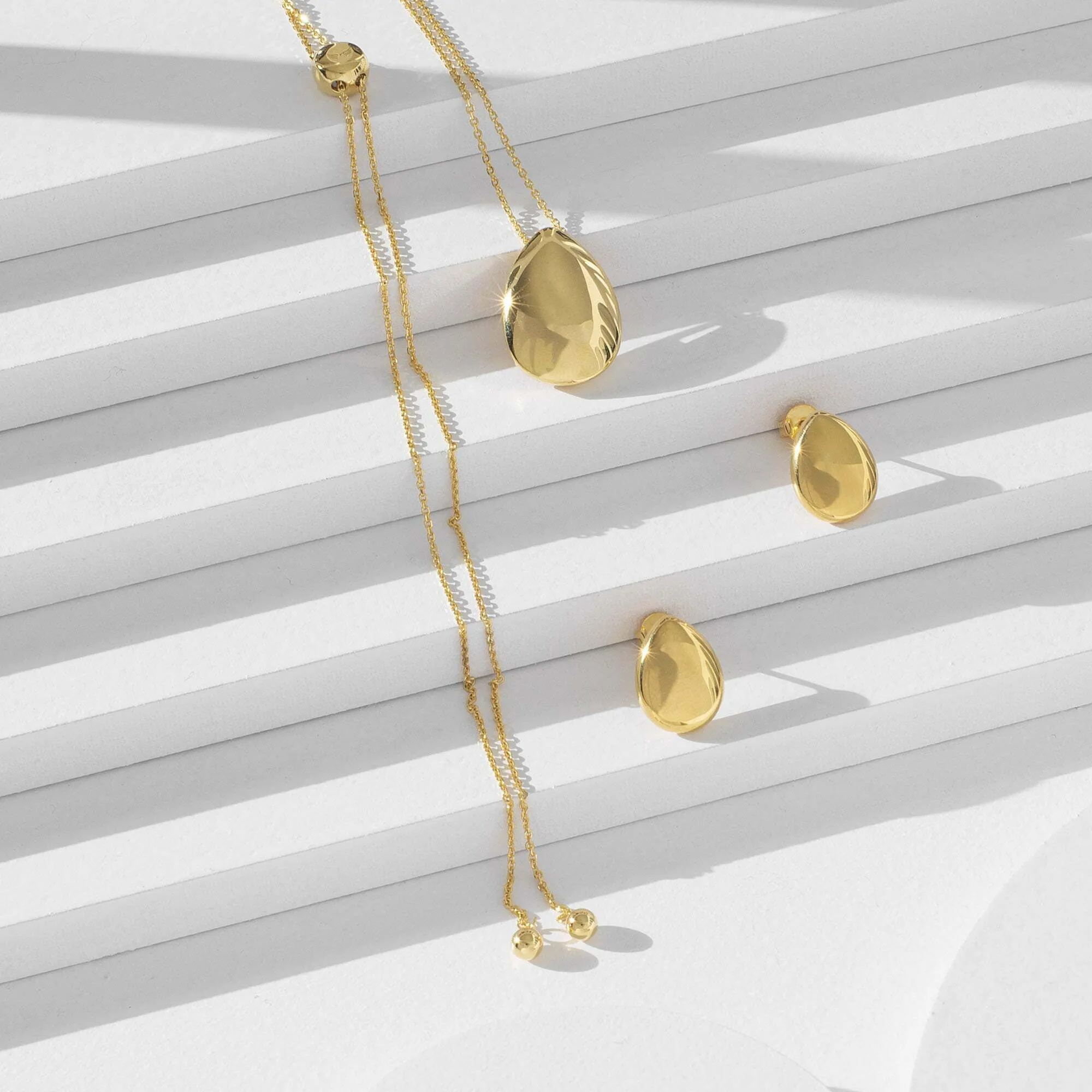 Drop Earrings • 18K Gold Vermeil