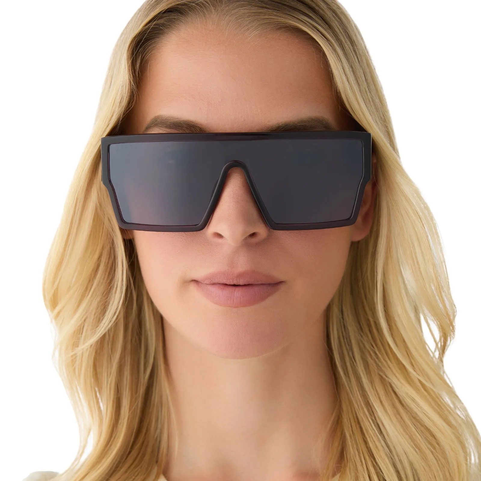 ELECTRA - AUBERGINE   AUBERGINE W SILVER FLASH SUNGLASSES