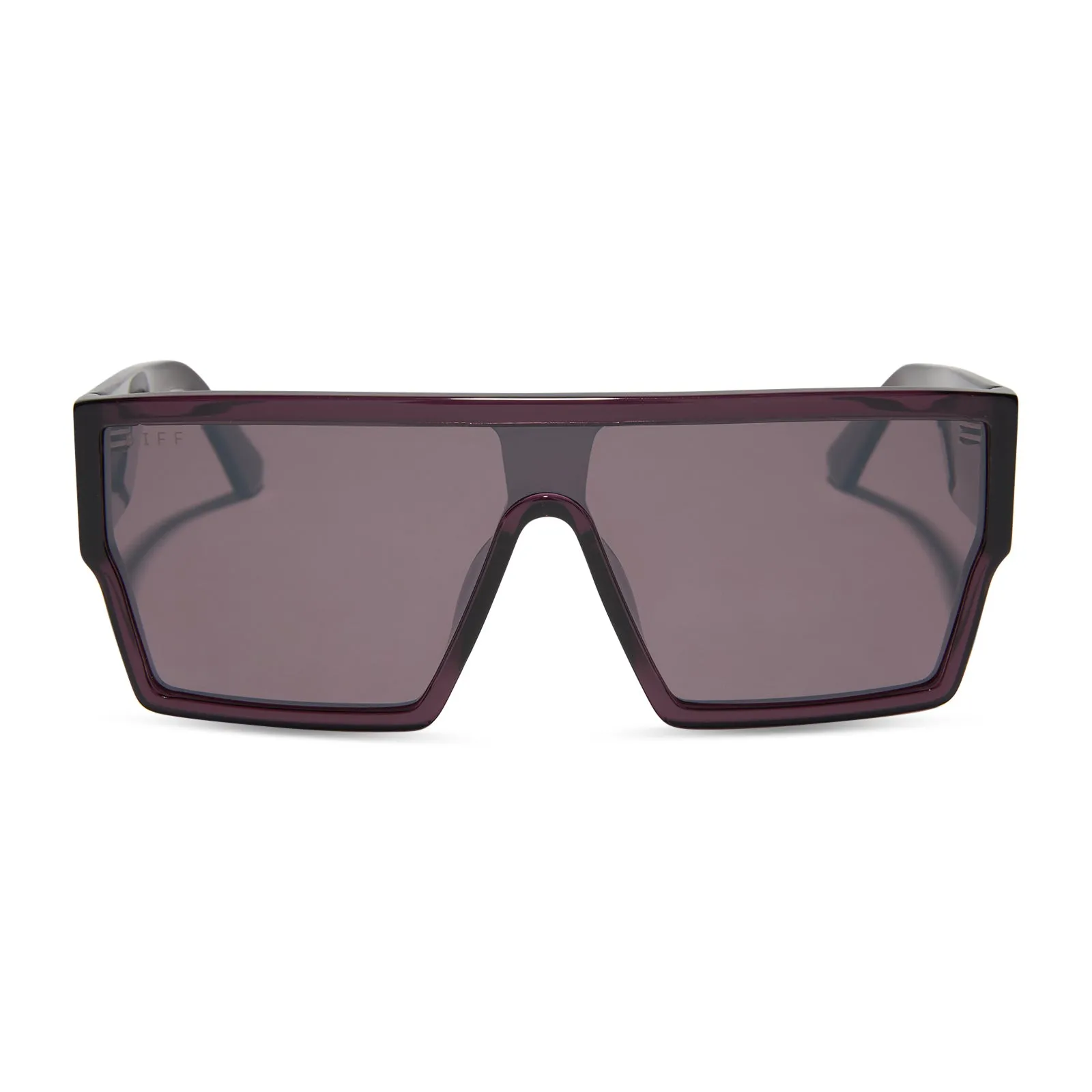 ELECTRA - AUBERGINE   AUBERGINE W SILVER FLASH SUNGLASSES