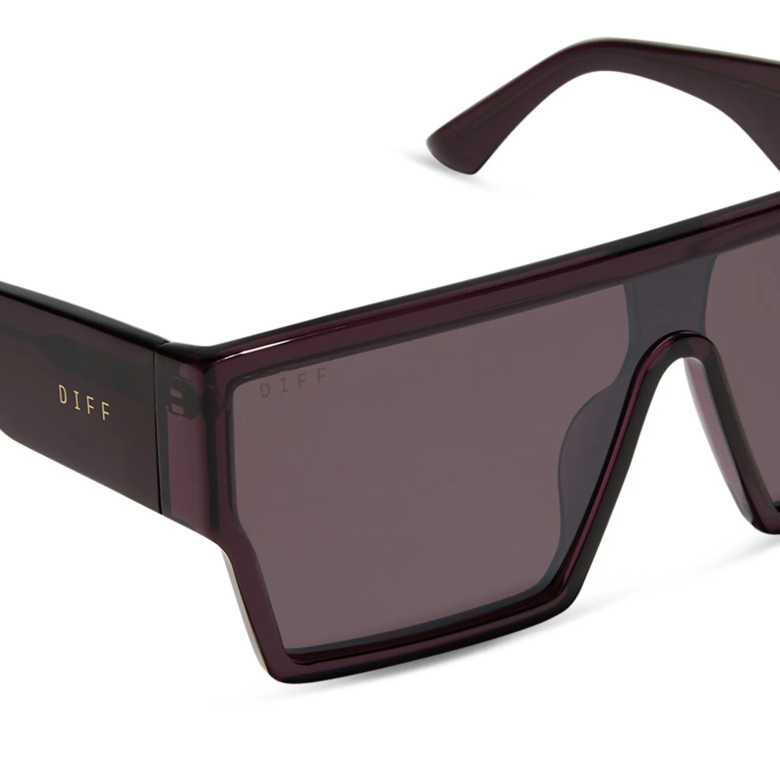 ELECTRA - AUBERGINE   AUBERGINE W SILVER FLASH SUNGLASSES