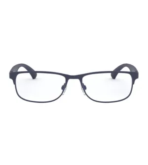 Emporio Armani Men's Blue Rectangular Optical Frame