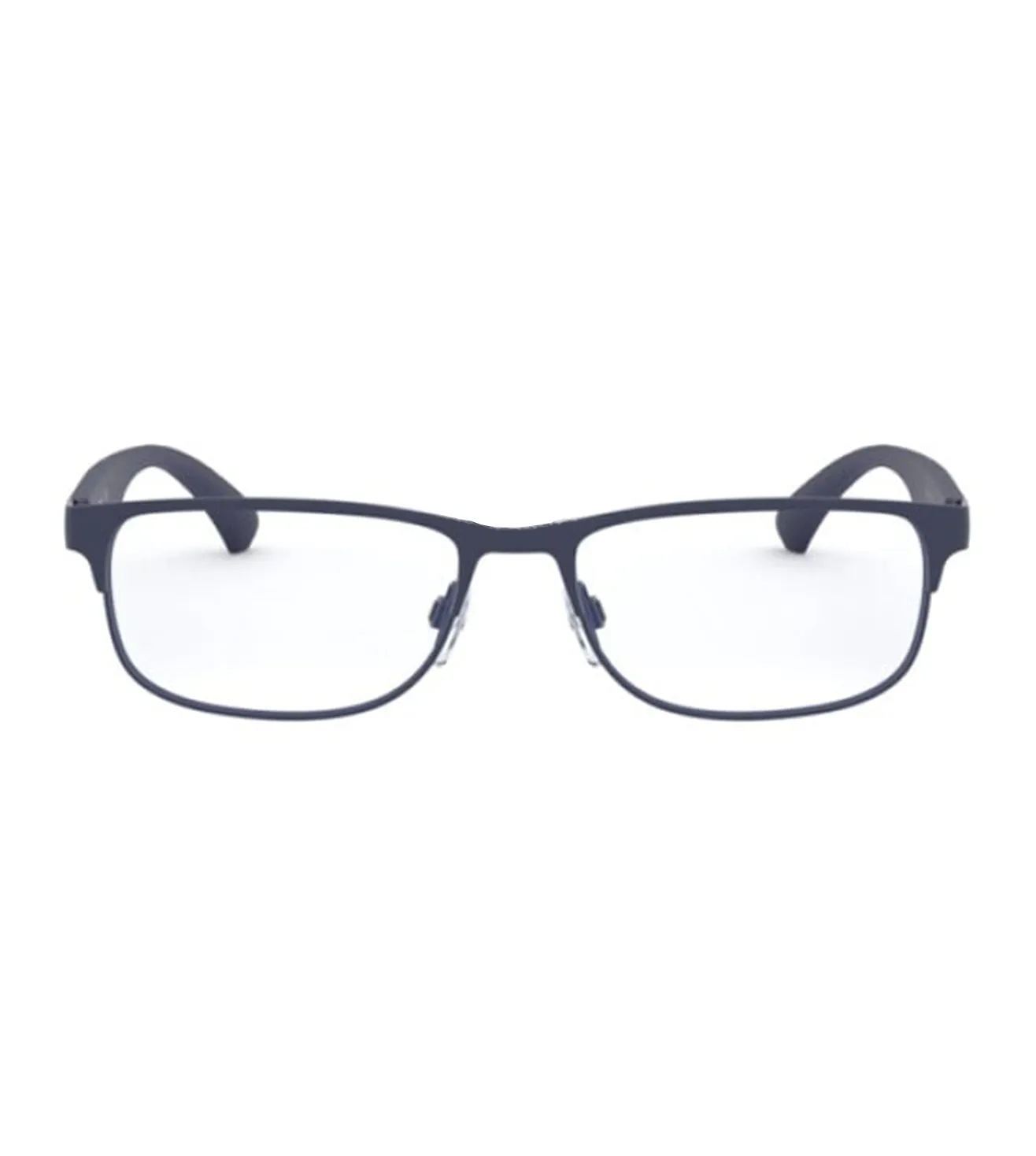 Emporio Armani Men's Blue Rectangular Optical Frame