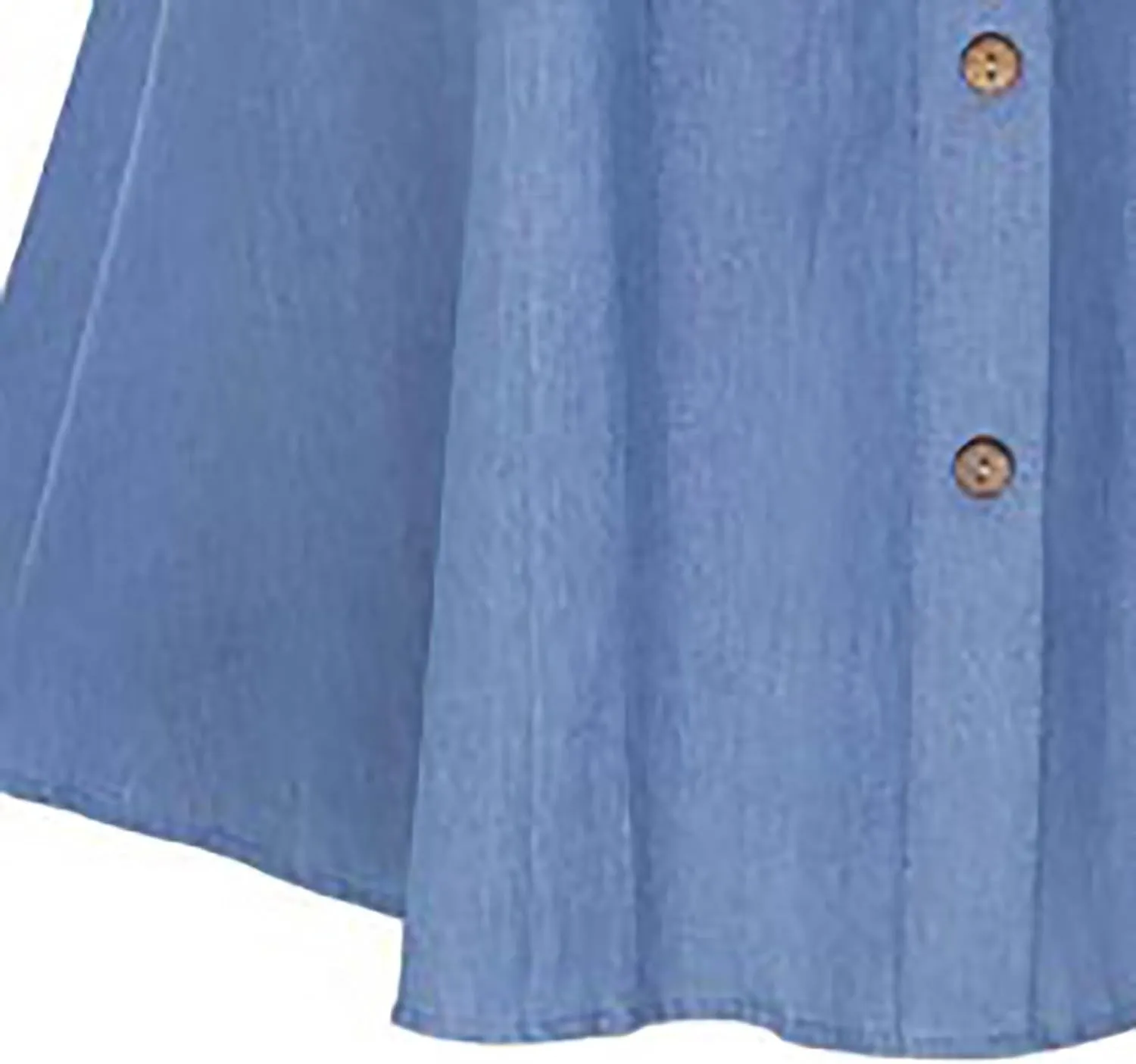Flowy Skirt Women Women's Plus Size Denim Skirt Casual High Waisted A Line Midi with Elastic Waist for School