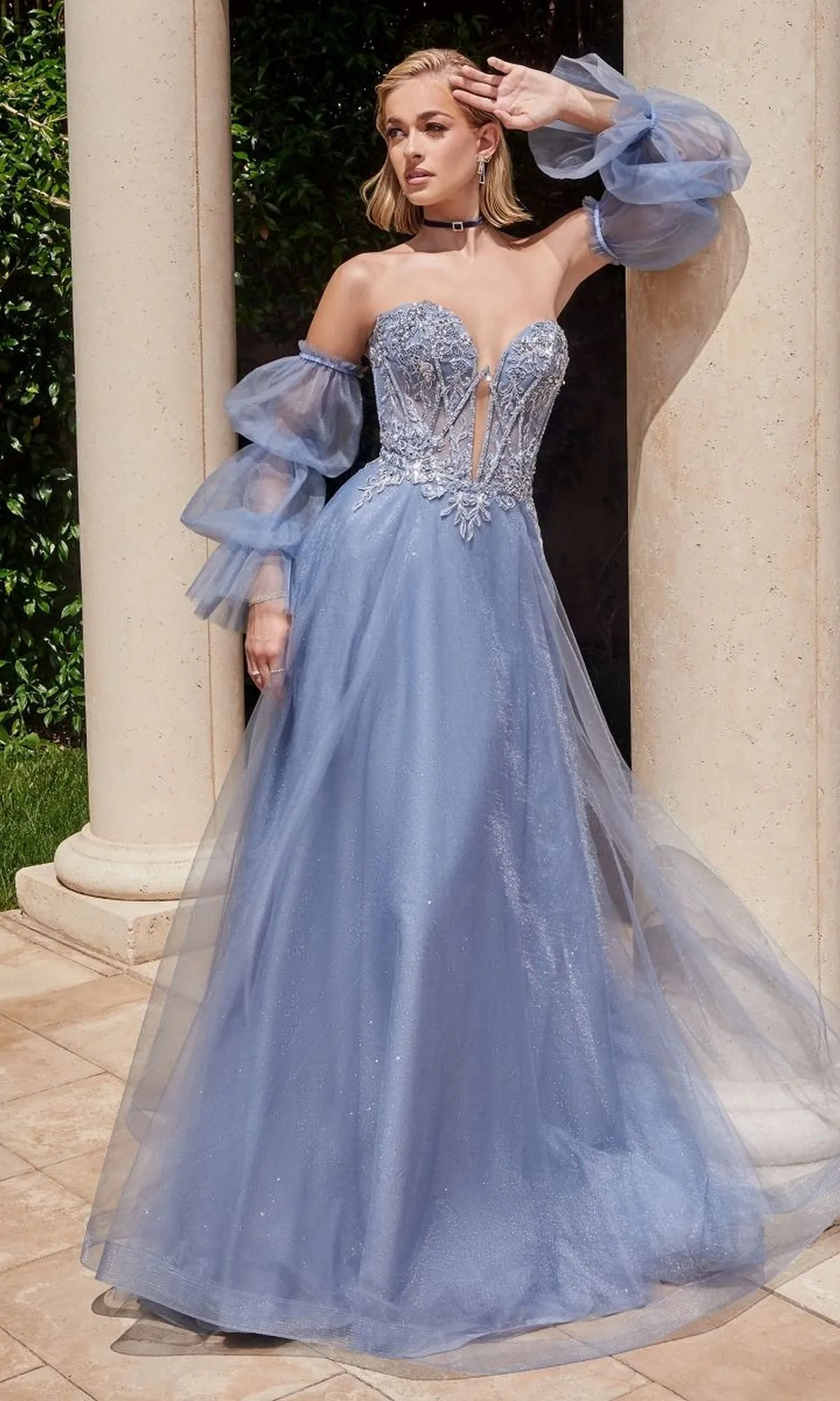 Formal Long Dress CD830 By Ladivine