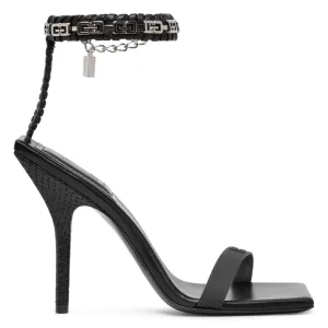 G woven black sandals