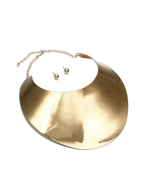 Geometric Necklaces Accessories   Earrings Accessories   Bracelet Accessories Three Pieces Set