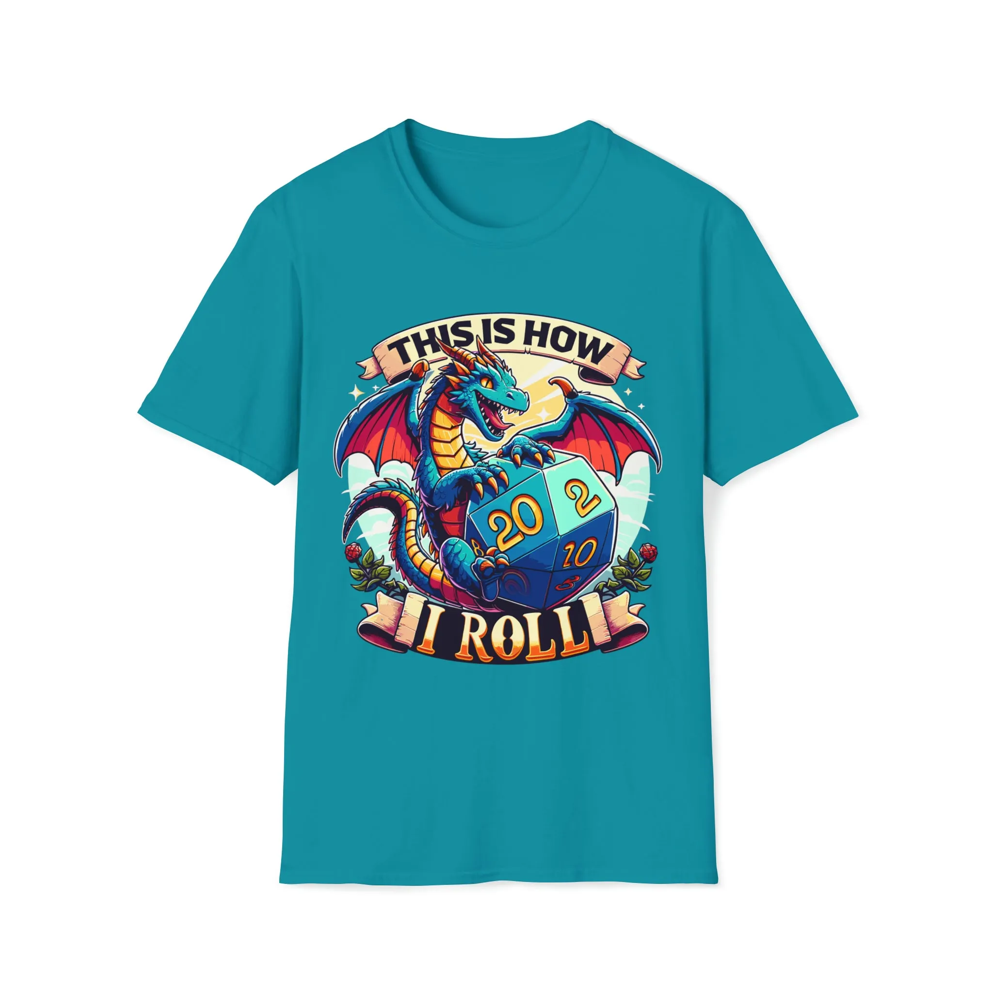 How I Roll Dragon Softstyle T-Shirt