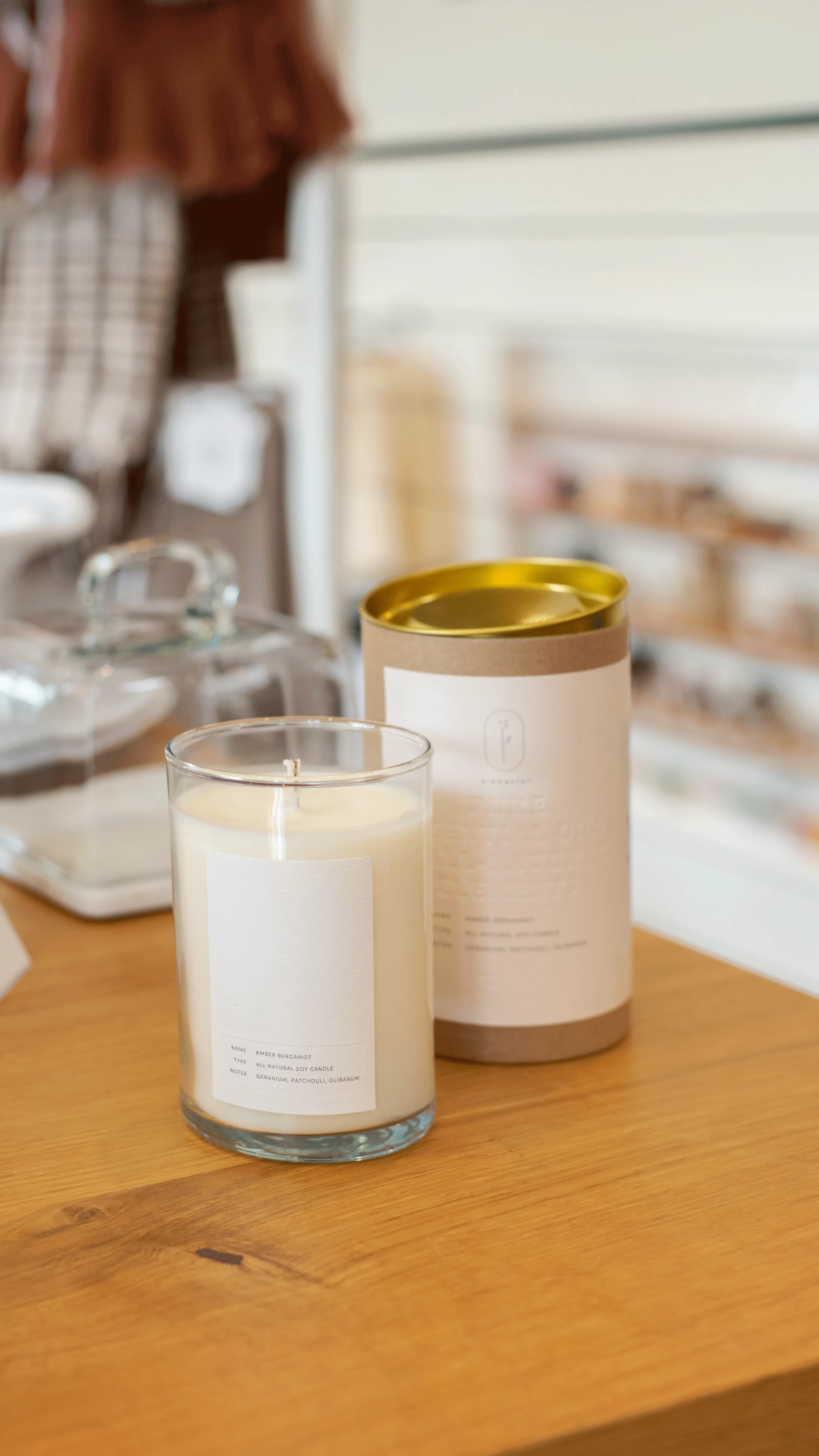 Illume Natural Glass Candle