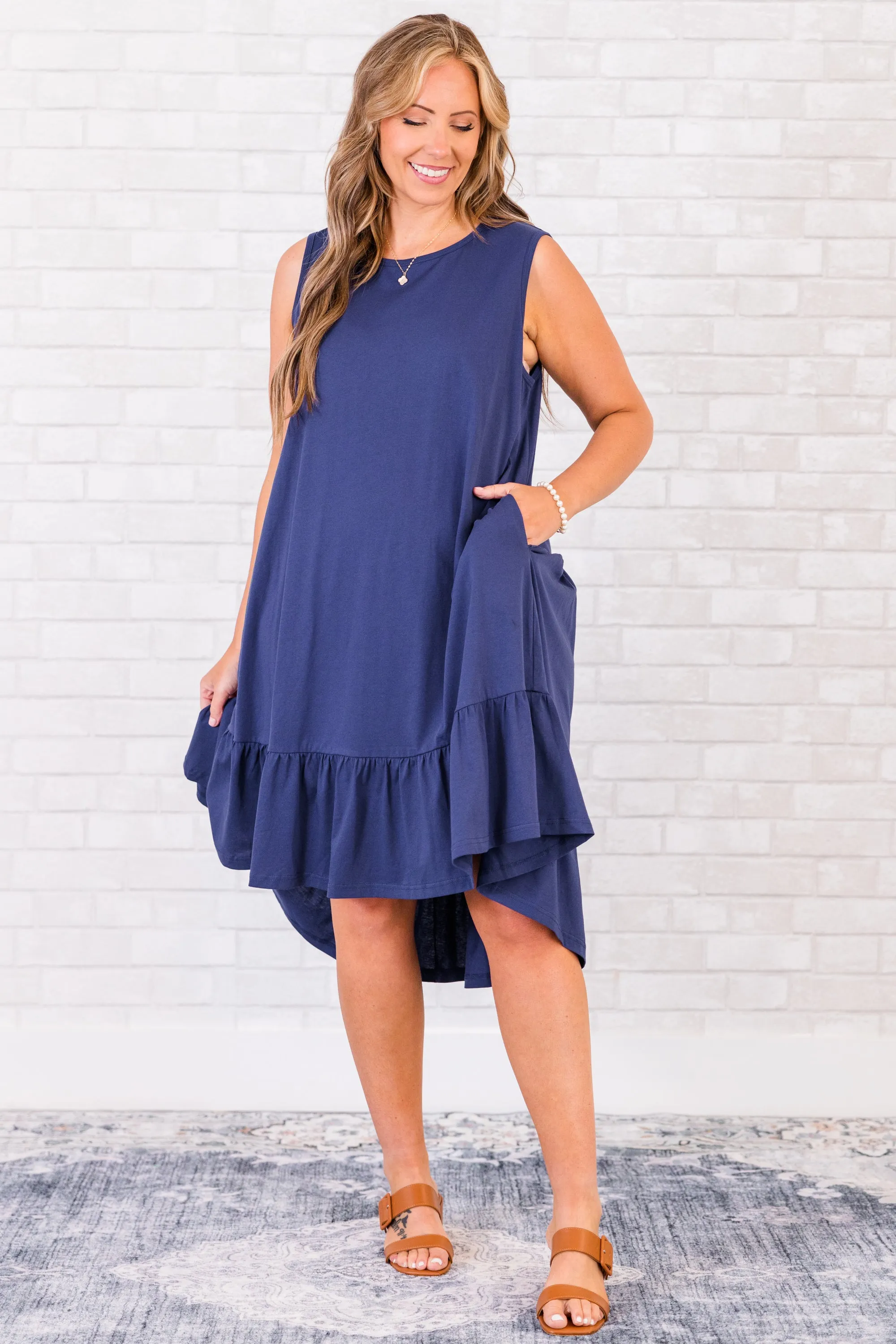 I'm The Catch Dress, Navy