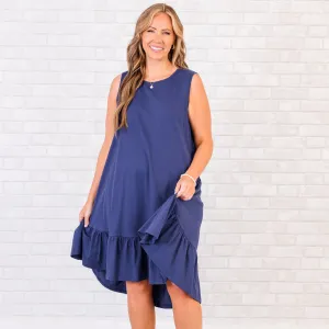 I'm The Catch Dress, Navy
